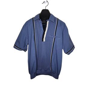 Vintage Sedgefield Short Sleeve Retro Polo Shirt Mens L Blue